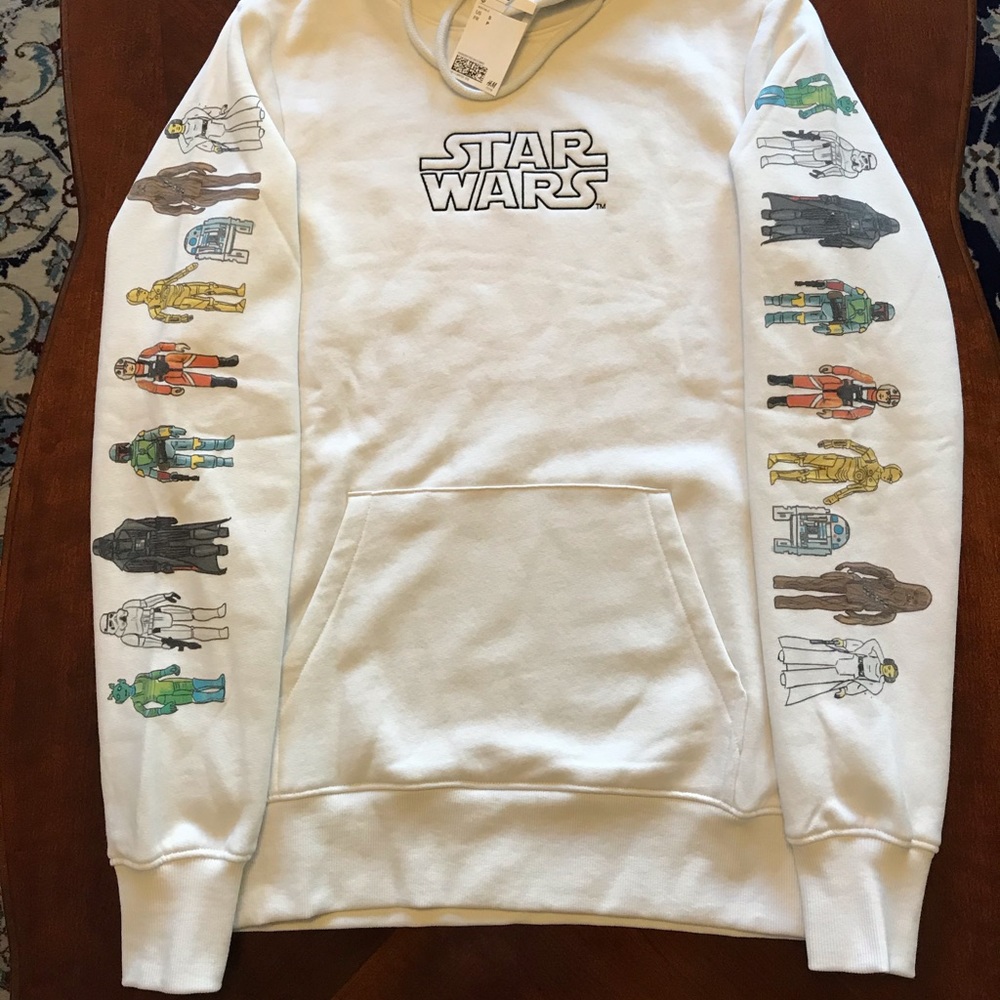 STAR WARS Hooded Sweatshirt XS, S, M,L, XL,XXL NWT - Picture 2 of 7
